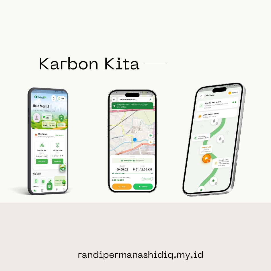 Screenshot proyek KarbonKita
